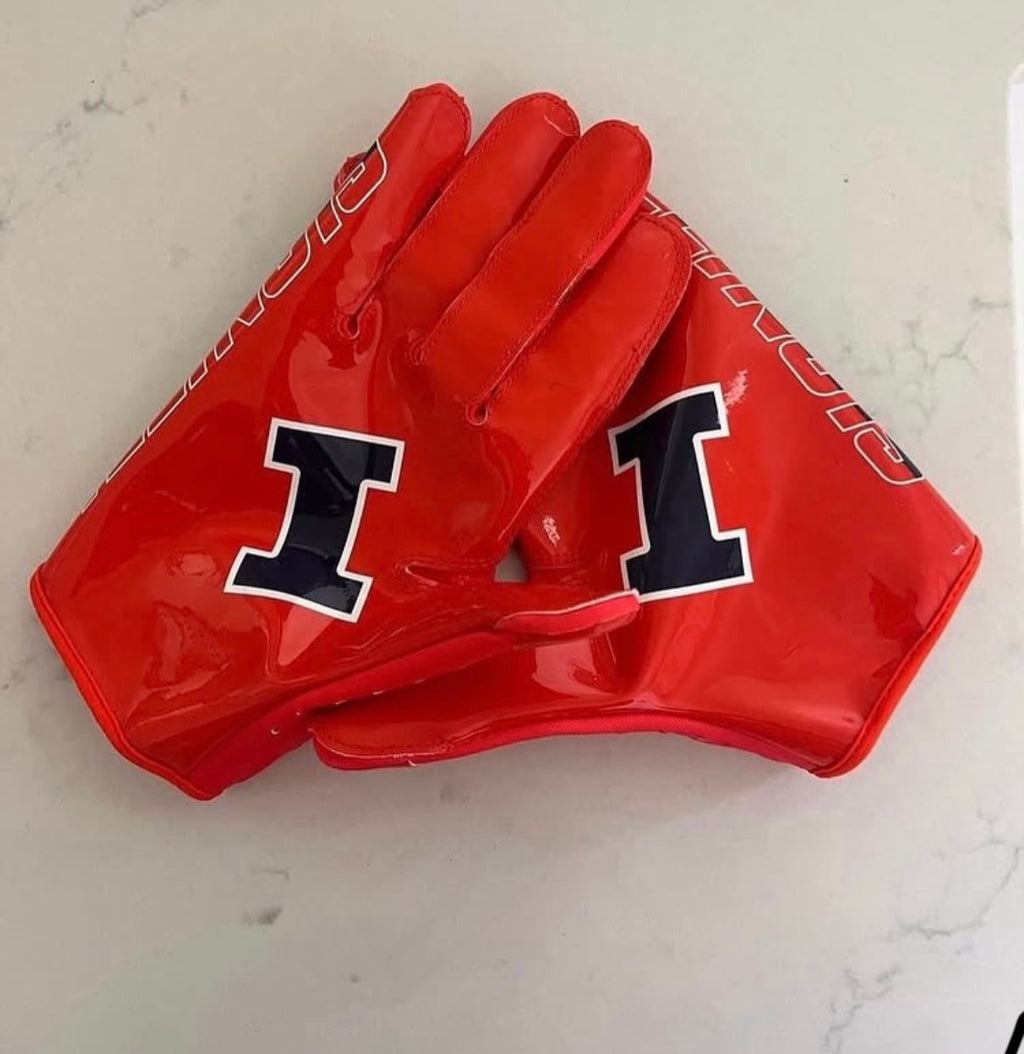 ILLINOIS FOOTBALL GLOVES